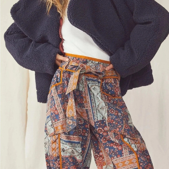 Free People Izzy Wrap Teddy Jacket Size Large - Picture 3 of 4